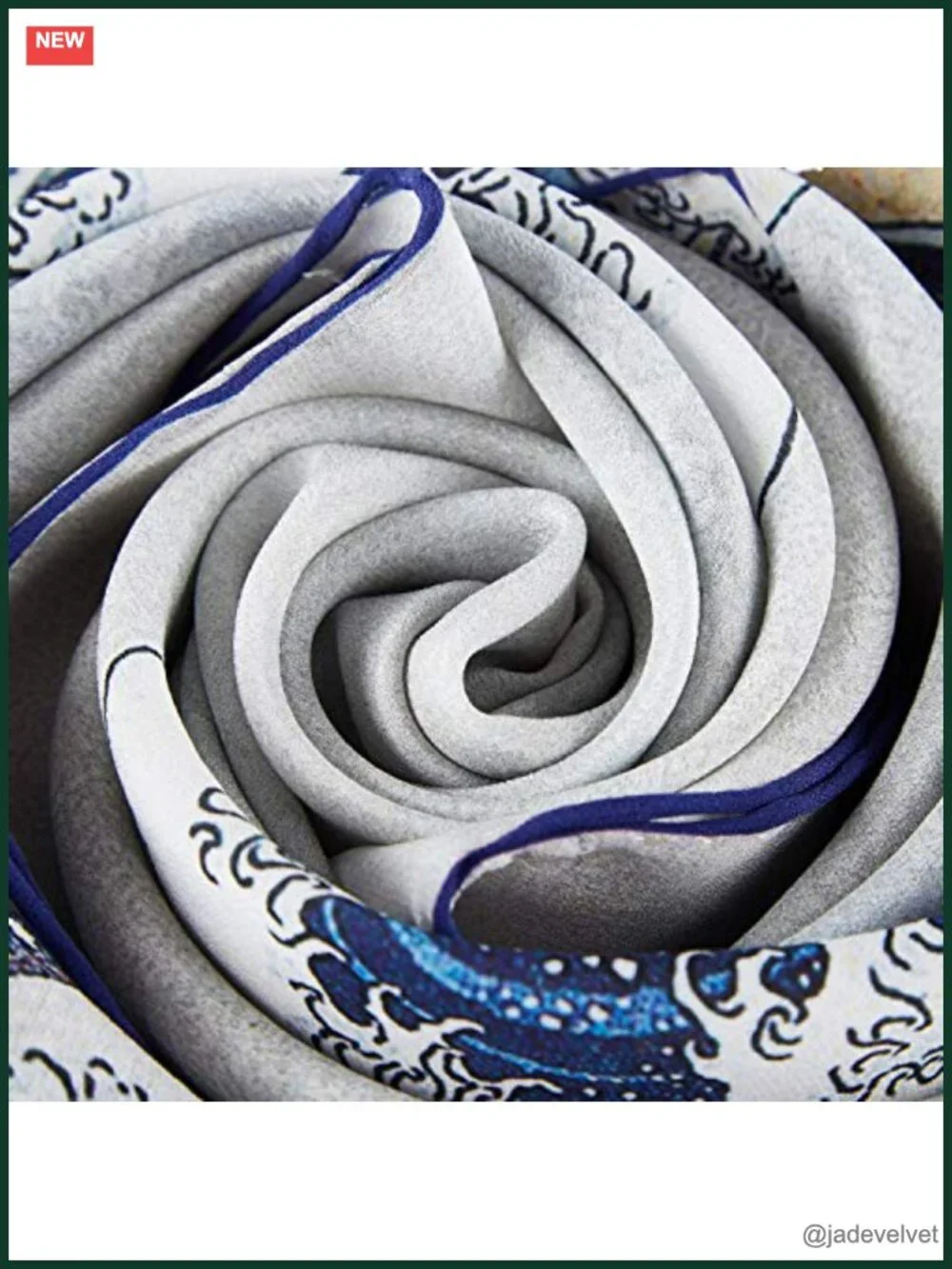 100% Silk Crepe Long Scarf Art Print Van Gogh